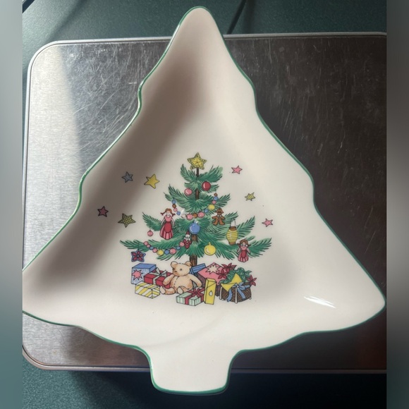 Vintage Nikko Christmas tree candy dish - Picture 1 of 4